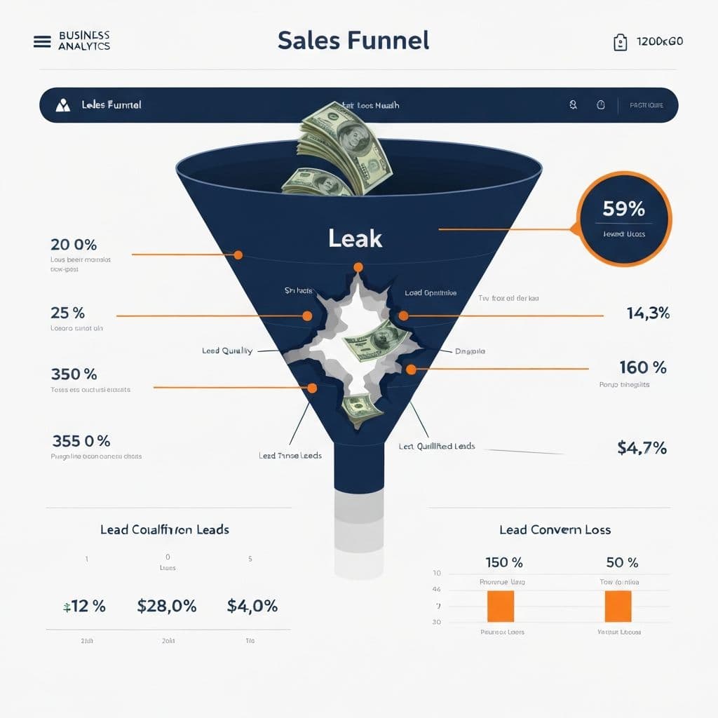 The Hidden Hole in Your Sales Bucket: How to Calculate (and Fix) Your Lead Qualification ROI - LeadTrackAI blog post about lead qualification AI lead qualification in Australia